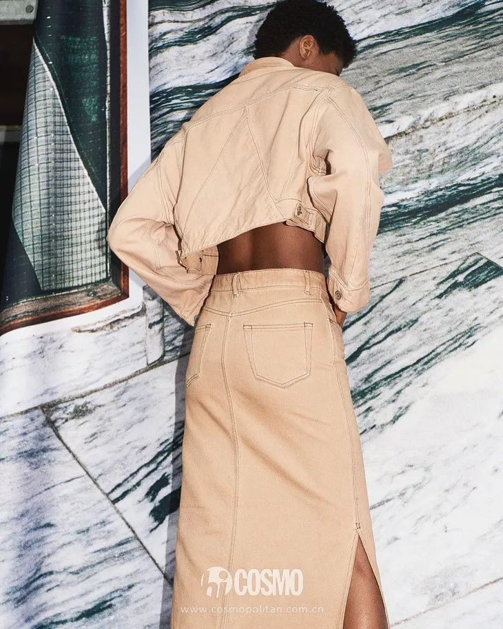 牛仔外套怎么搭配显瘦,落肩牛仔外套显人胖还是显瘦