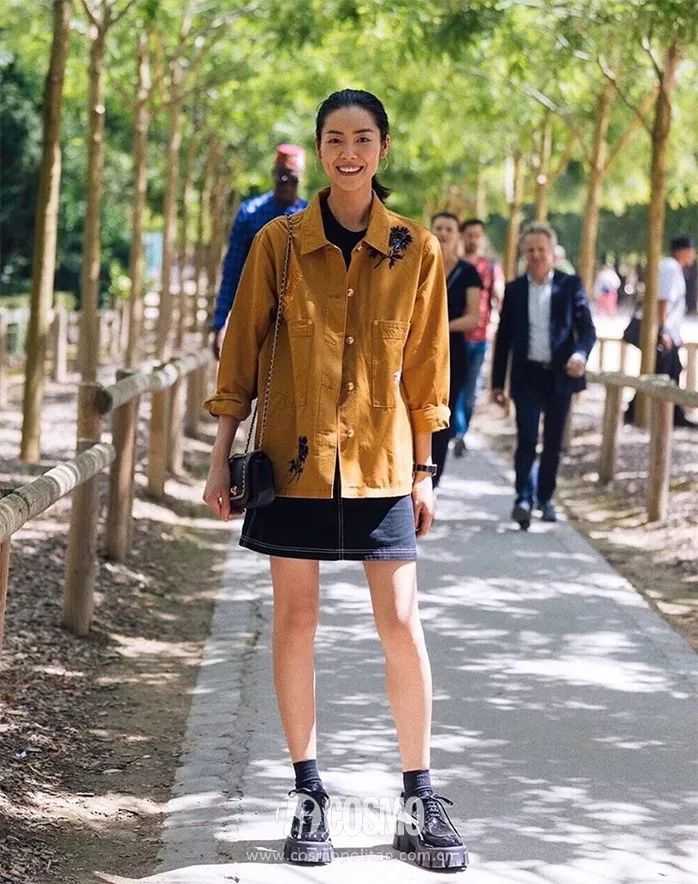 牛仔外套怎么搭配显瘦,落肩牛仔外套显人胖还是显瘦