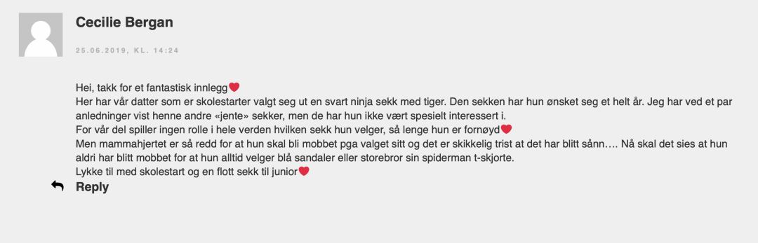 我是男孩，我喜欢紫色书包！一位挪威妈妈的刷屏日记