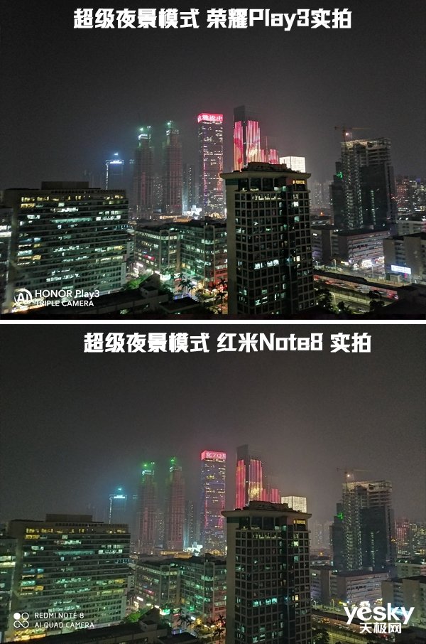 荣耀8x和play3哪个拍照好,荣耀play3和畅享10拍照