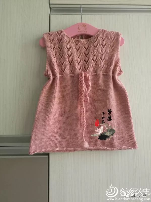 从下往上织的宝宝毛线背心裙教程,简单漂亮钩针宝宝背心裙