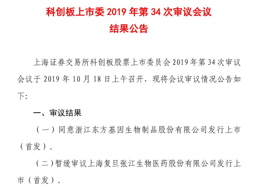 科创板首家中止审核,科创板复旦张江预测