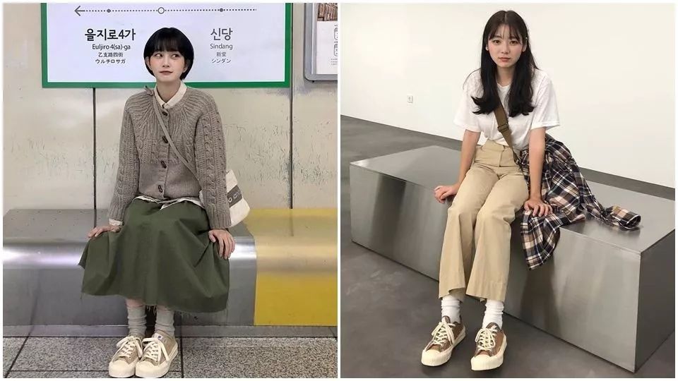 秋冬百搭女士运动鞋,啄木鸟2021秋冬韩版运动鞋