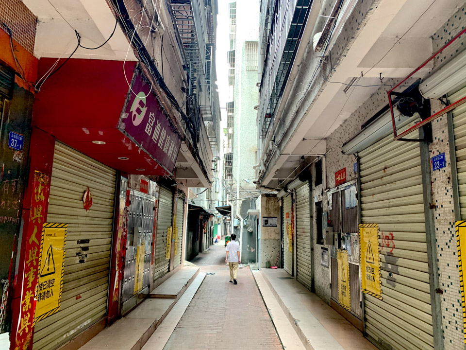 白石洲现在的情景,最后的白石洲