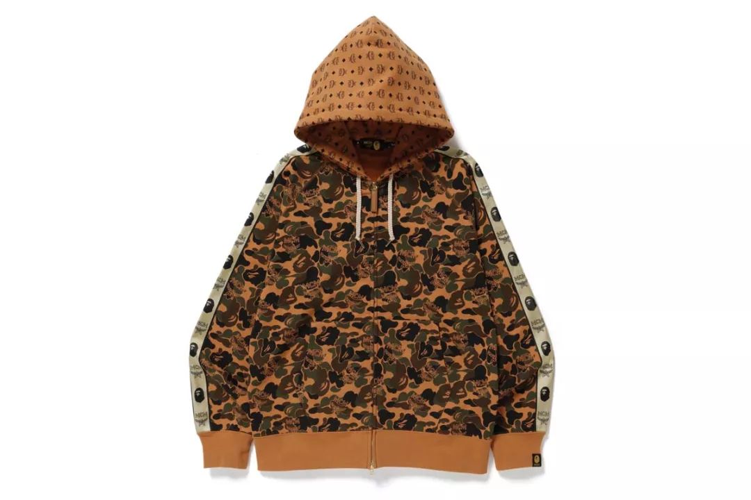 bape和mcm联名外套,mcmxbape双肩包