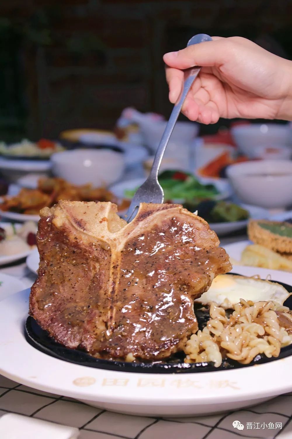 晋江天台牛排主题餐厅,晋江美食推荐团购套餐牛排