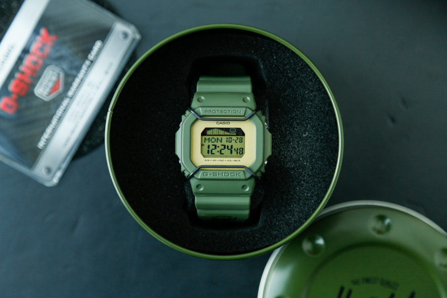 HerschelSupply和G-SHOCK联名5600开箱：军事风加上冲浪元素