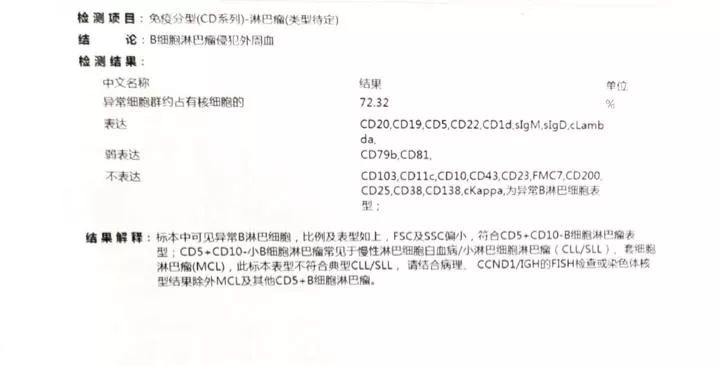 套细胞淋巴瘤胸腔侵润病例分享