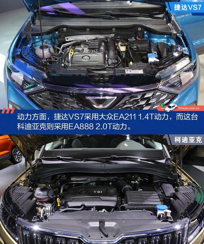 捷达vs7和柯珞克选哪个好,斯柯达柯迪亚克和捷达vs7
