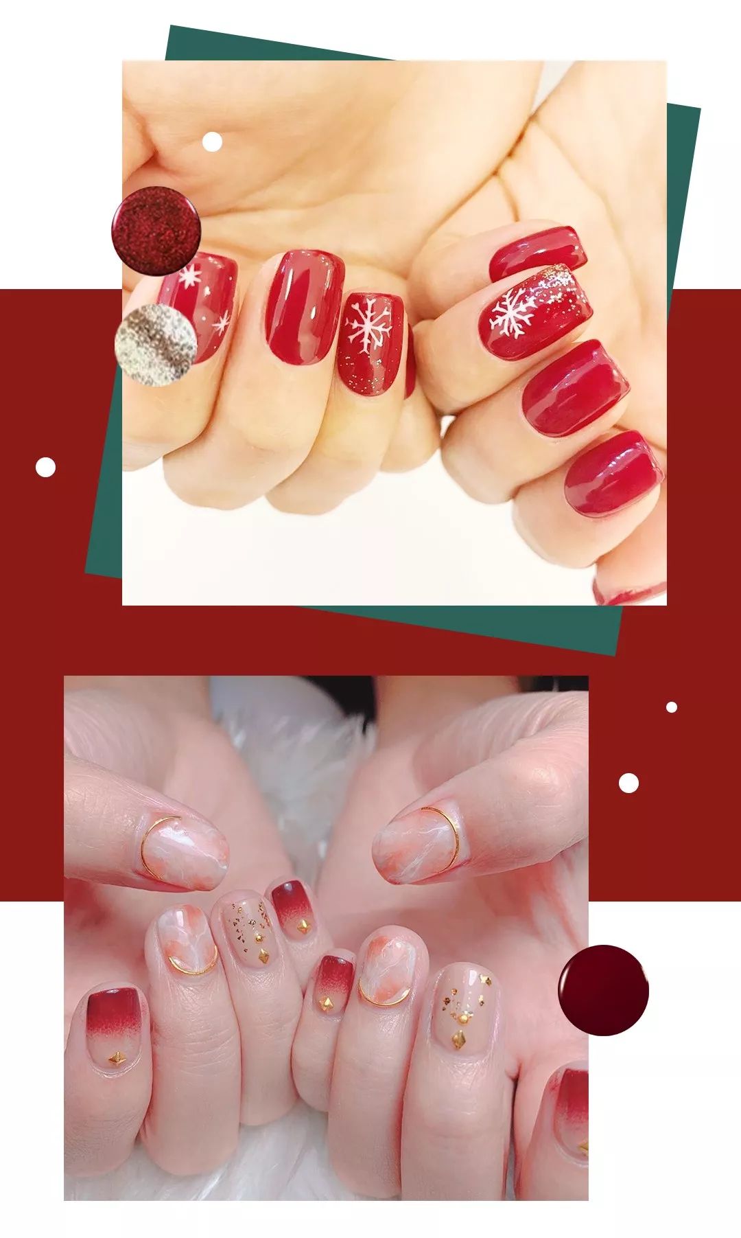 5月份最高收藏的80款热门美甲,5组收藏过万的新年美甲推荐