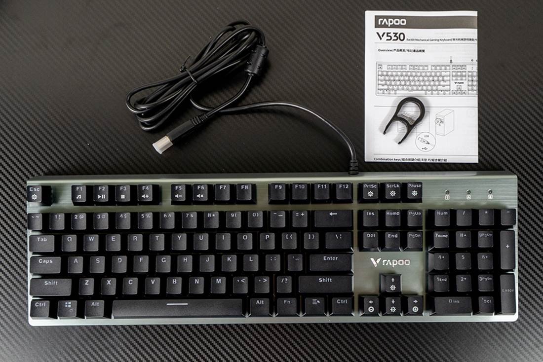 雷柏v530有彩色键盘灯光吗,雷柏v530是热拔轴的吗