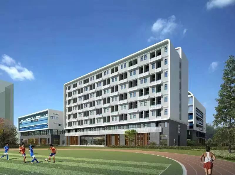 中学改扩建何时出效果图,2019年在建中学效果图