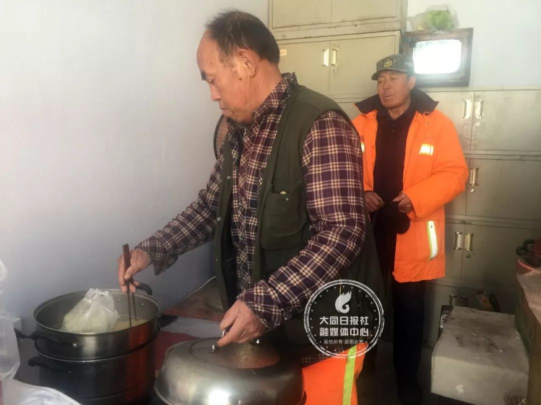 大同平城区环卫工人,有家的感觉真幸福