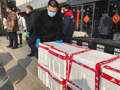 疫情无情人有爱鼎盛家园物业,疫情无情民生有爱送菜到家暖人心