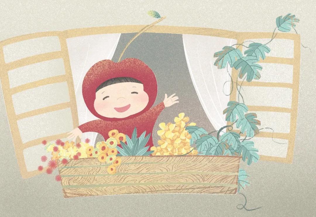 福山区原创暖心漫画“樱桃君”送给战疫“守望者”