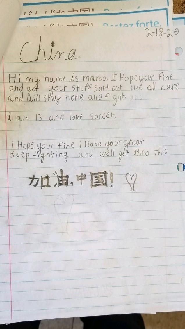 兰溪的孩子们为大洋彼岸同龄人送去祝福，诗歌、图画架起友谊桥梁