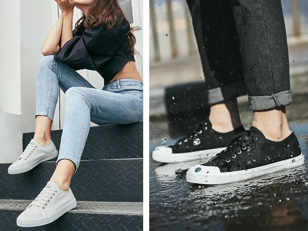 防脏帆布小白鞋,帆布鞋无后跟无鞋带