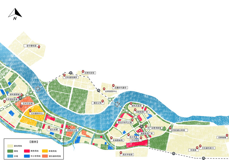 兰州恒大绿茵小镇楼盘查询一览表,兰州雁滩华润二十四城楼盘详情