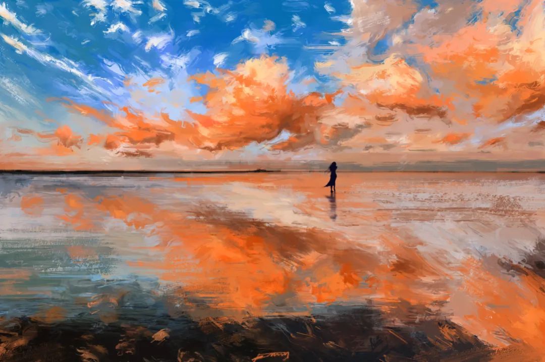 「追色逐影」PS板绘中的色彩流溢10节课报名啦，画出心灵角落上的感动和共鸣