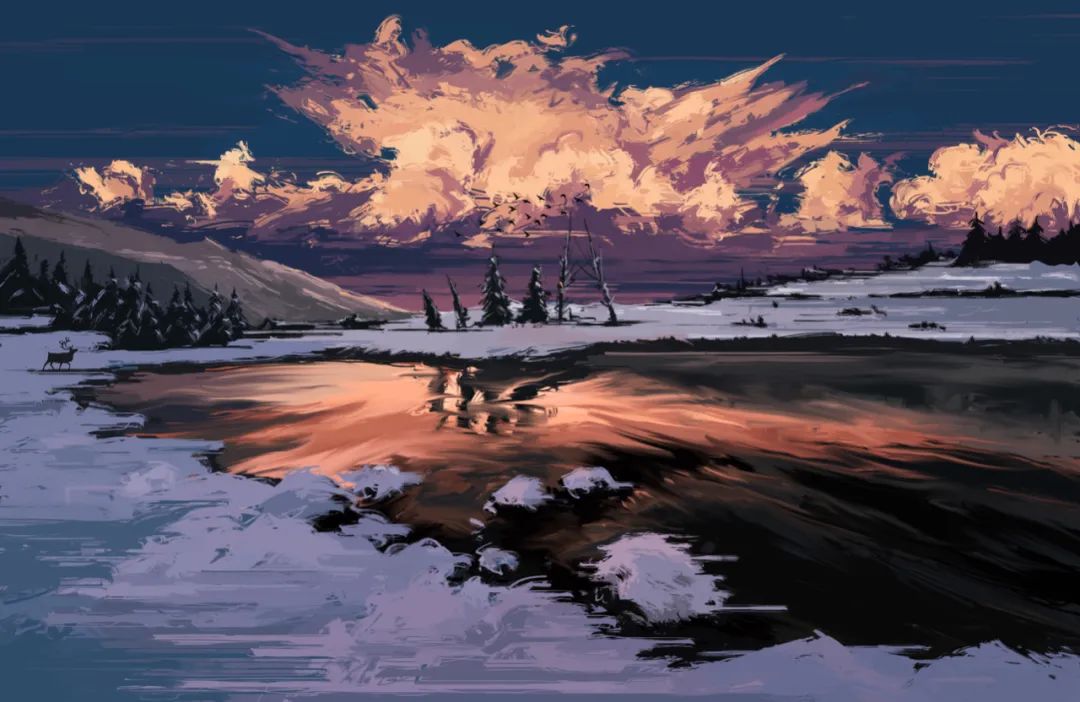 「追色逐影」PS板绘中的色彩流溢10节课报名啦，画出心灵角落上的感动和共鸣