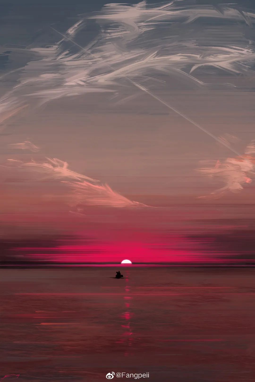 「追色逐影」PS板绘中的色彩流溢10节课报名啦，画出心灵角落上的感动和共鸣