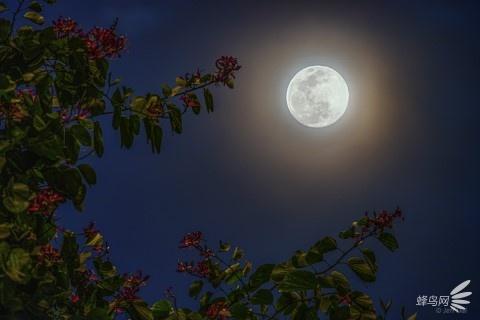 云散月明怎么用诗形容,云散月明月亮拍摄教程