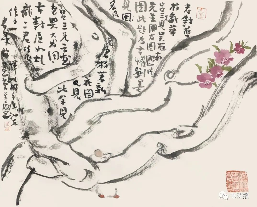 笔墨迎春花，57位画者为桃花“造像”