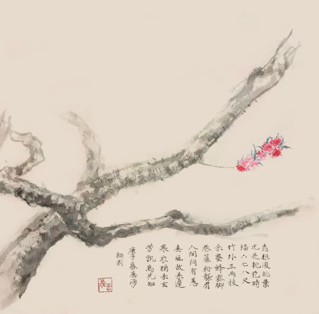 笔墨迎春花，57位画者为桃花“造像”