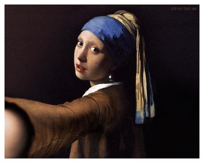 在没有手机的日子里艺术家如何自拍？