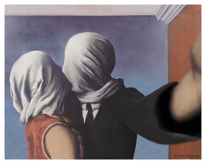 在没有手机的日子里艺术家如何自拍？