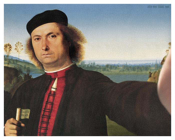 在没有手机的日子里艺术家如何自拍？