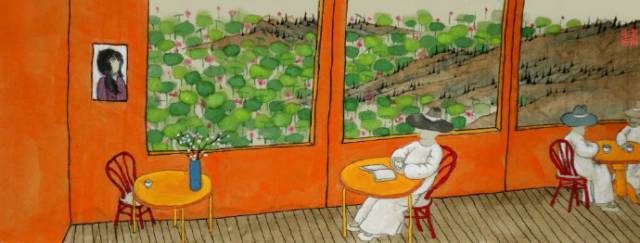 老树诗画里的夏天,老树画画中秋的诗