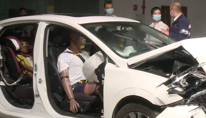 长安逸动plus真实碰撞结果,长安逸动PLUS碰撞测试