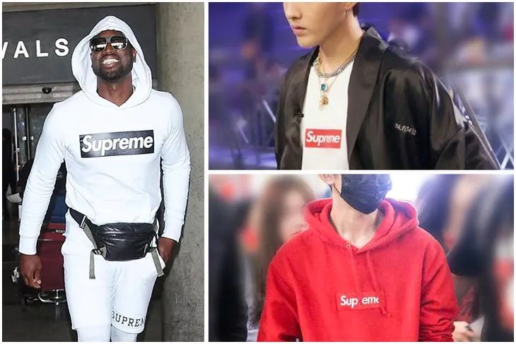 supreme短袖明星同款,明星都在穿的t恤