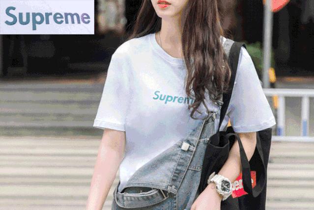 supreme短袖明星同款,明星都在穿的t恤