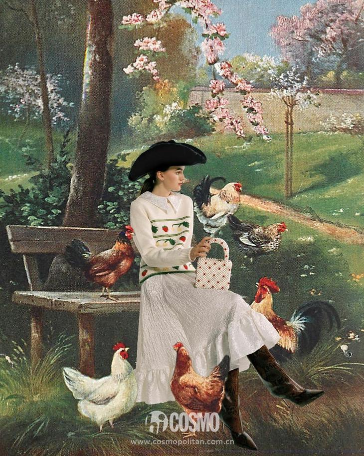 杨采钰度假拎的独家小众包，我可以