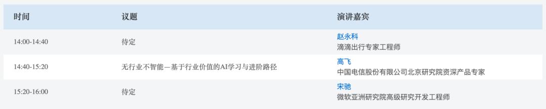 重磅日程公布！与百名大咖在线交流技术，2天20个AI论坛不可错过