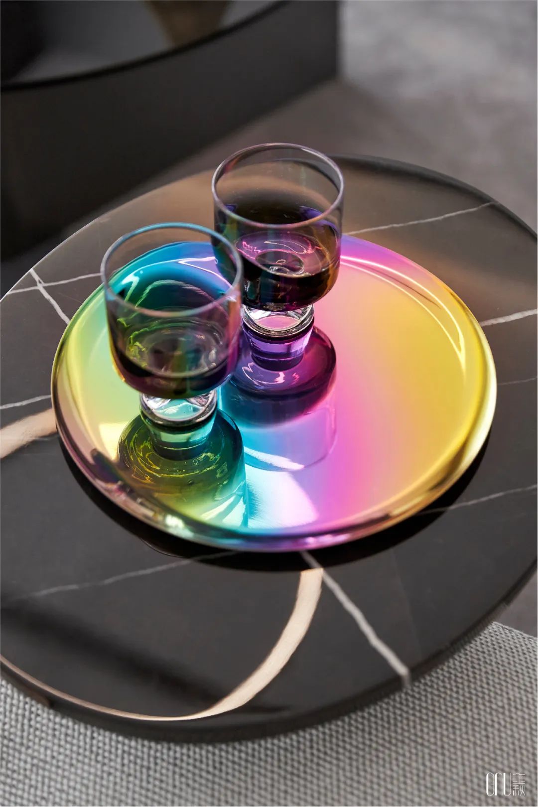 99平方现代轻奢样板房,金秋装修风格图片