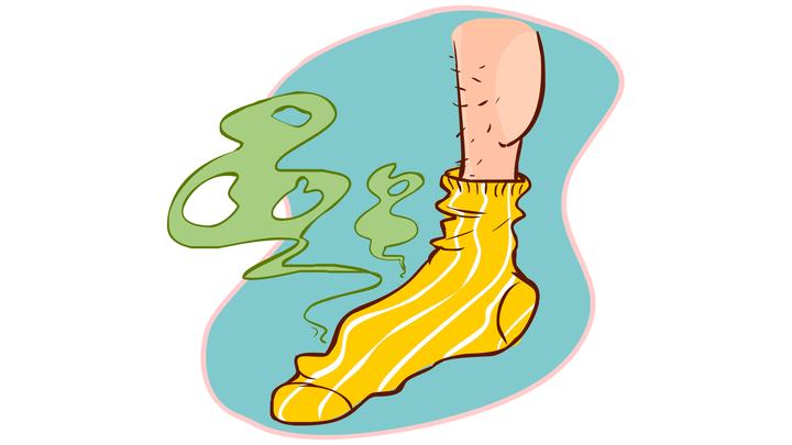 儿子脚臭脚痒,儿子被爸爸脚真菌感染