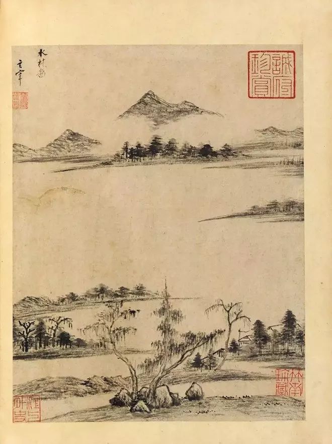 董其昌书画合璧山水小景尺寸,董其昌真迹7300万
