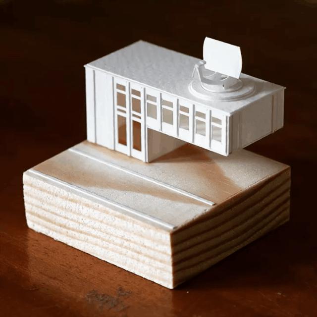 手工diy建筑模型,小丑回魂场景微缩模型手作