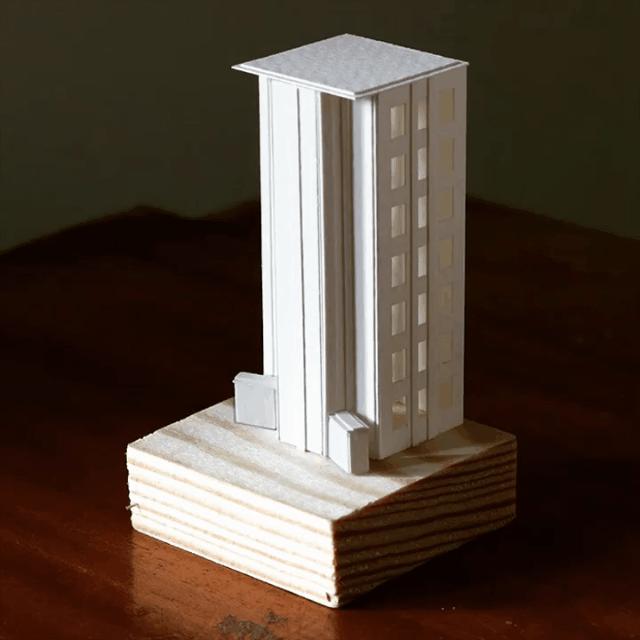 手工diy建筑模型,小丑回魂场景微缩模型手作