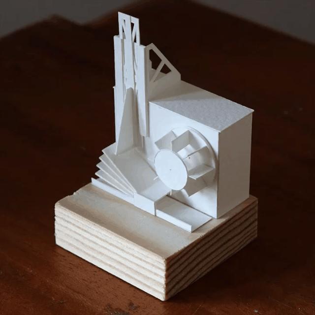 手工diy建筑模型,小丑回魂场景微缩模型手作