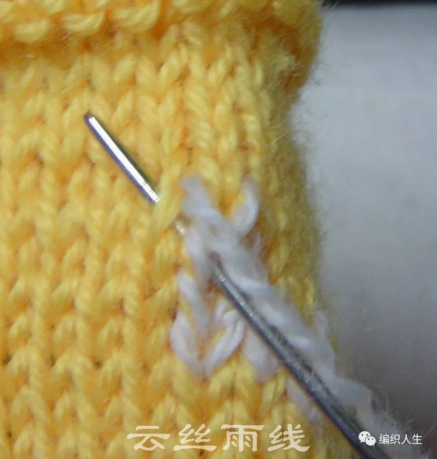 毛衣绣字的正确方法,毛衣图案怎么缝制