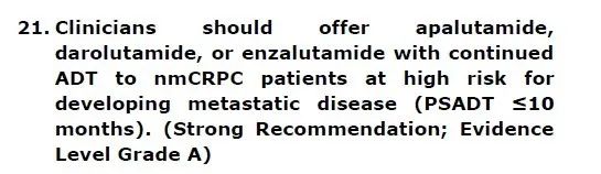 AUA指南：恩扎卢胺用于晚期前列腺癌要点更新与研究进展