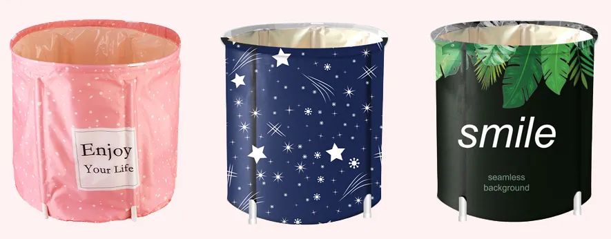 小浴室必备之折叠泡澡桶,有了折叠泡澡桶在家也能泡澡了