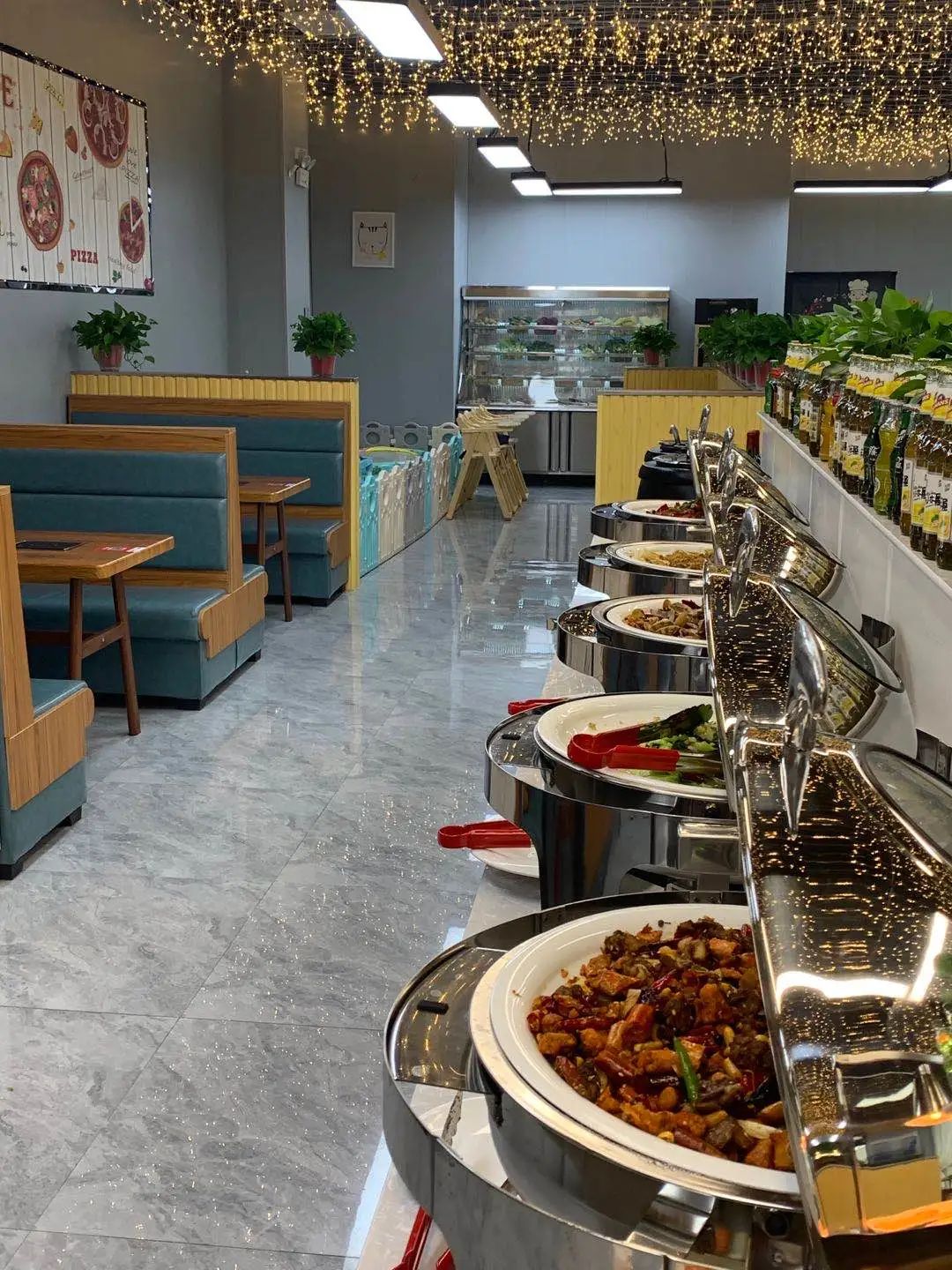 卢氏百悦城左岸食尚｜牛排+火锅自助：39.9元/49.9元享门市价69元/103元的黑椒牛排+火锅自助+酒水+热菜，无需预约