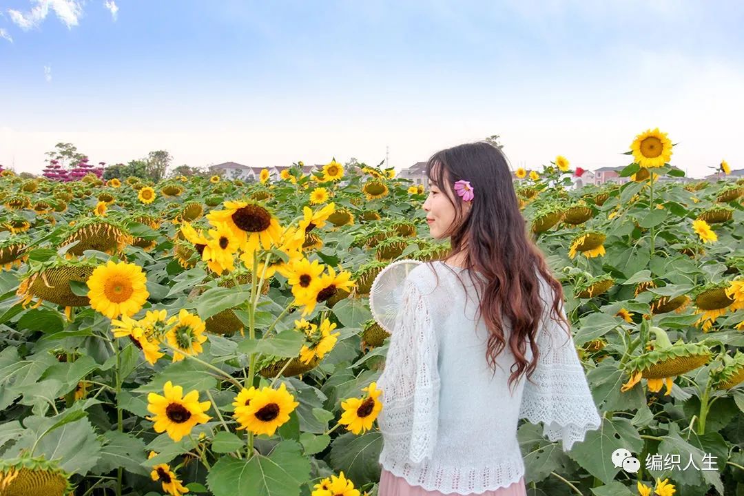 显瘦镂空马海毛毛衣开衫编织教程,马海毛落肩袖开衫编织教程