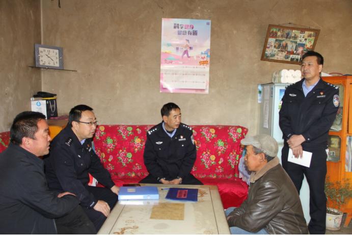 开展脱贫攻坚走访慰问简报,肃北公安