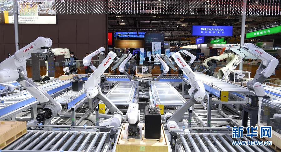 进博会技术装备展区,进博会高端设备